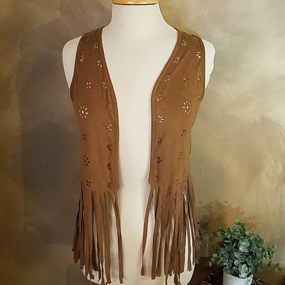 Cato Other - 🌻Clearance Cato Fringe Brown Vest